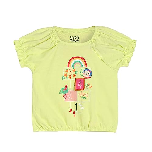 Image of miniklub Baby Strap Frill Sleeve Knitted Cotton Top (White Color)