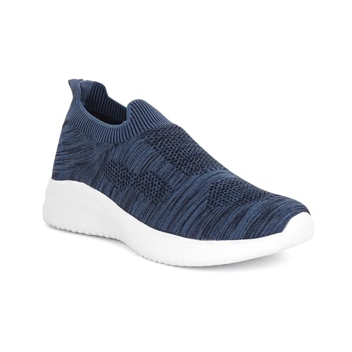 Image of Shinewalk Cruise Men's Lightweight Slip-On Walking Shoes | Breathable Knit Upper, Soft Memory Form Sole & All-Day Comfort.