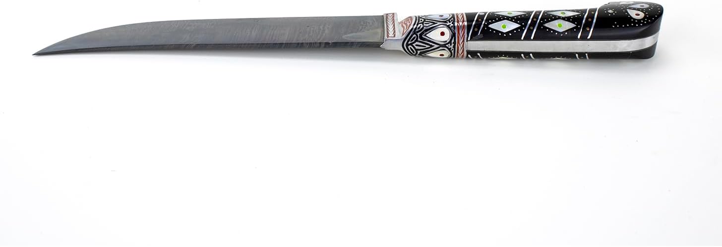 Damascus Steel Handmade Kitchen Knife from Uzbekistan