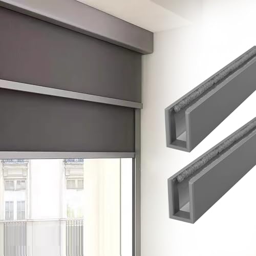Bloqueador de luz para eliminar claridad lateral en persianas de casa 2