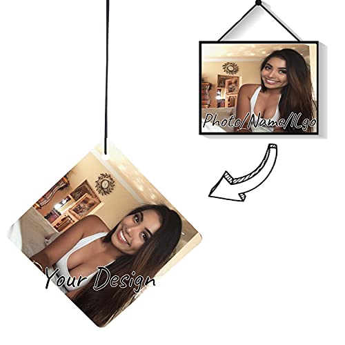 Custom Car/Home Fresheners With Text/Photo，Personalized Air Freshener Fragrance Suitable For Home/Car/Bedroom #TOP7
