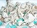 Nautical Crush Trading Sea Shells - White Real Mixed Beach Seashells (1lb) with Starfish & Sea Glass - Shells for Crafts - Ocean Decor - Beach Party Decorations - Seashell Decor - Large Shells Crafts