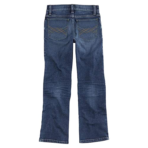Wrangler Boys 112318417 Boys 42 Vintage Bazine Wash Bootcut Jeans 6S Denim