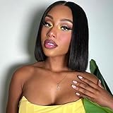 VIYAVIYA 10A Human Hair Bundles Brazilian Straight Hair Bundles 8 10 12 Inch 100% Unprocessed Virgin Weave 3 Bundles Human Hair Deals Natural Black Raw Remy Hair Bundles
