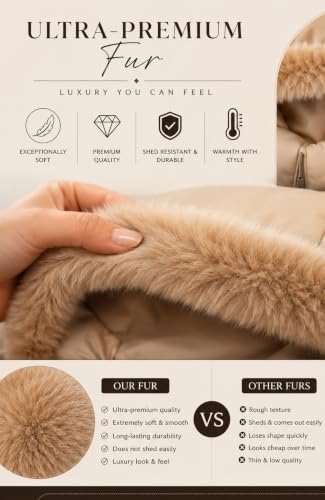 Image of SANE ORIGINALS Winter Jacket for Women with Detatchable Hoodie Cap || Lightweight Full Zipper Regular Fit Warm Jacket for Ladies