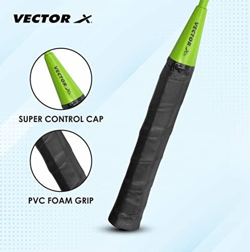 Image of Vector X VXB-80 Aluminum Head Steel Shaft Light Weight Badminton Racquets