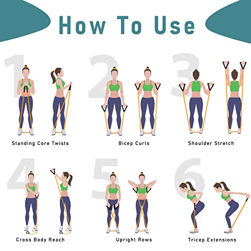 Zhiamz Resistance Bands With Handles For Resistance Training thumb #5