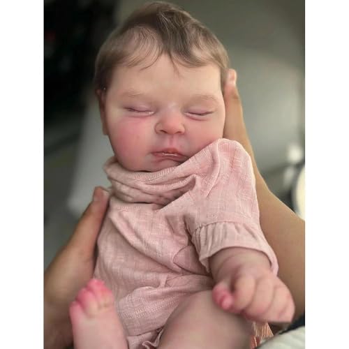 Muñeca Reborn Realista de Silicona 20 Pulgadas miniatura 5