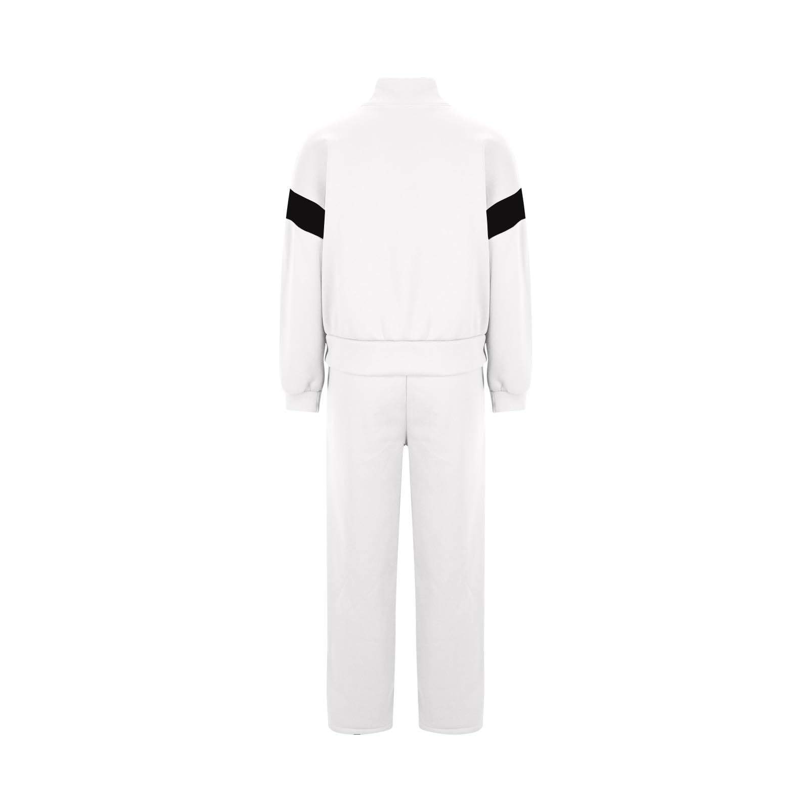 Tuta Sportiva Donna Completa 2 Pezzi Invernale in Pile Jogging Ginnastica
