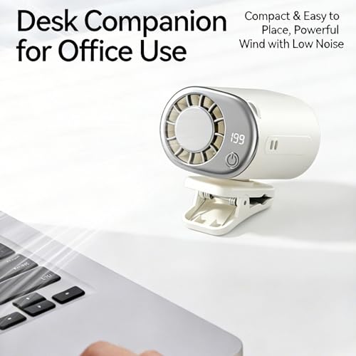 Ventilateur d'extérieur compact à 199 vitesses variables avec batterie USB - 7