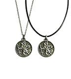 medalla orden san cristobal  Medalla de San Cristóbal - Dark Netflix - colgante religioso - Saint Christopher - medalla - collar - santo patrono - protector viajeros