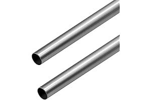 JoyTube 1" OD 304 Stainless Steel Tube 10" Length Round Metal Straight Pipe