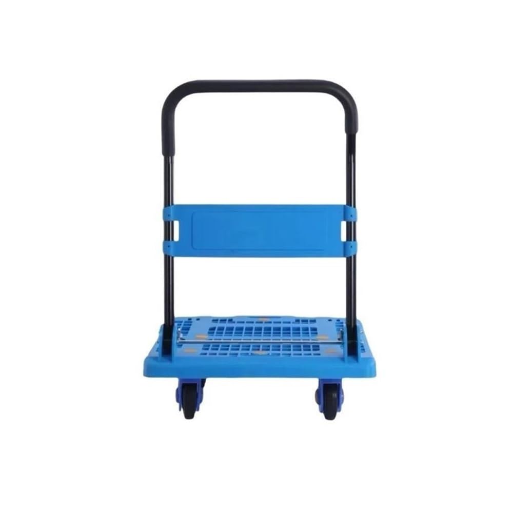 Handcart Silent Trolley Cargo Trolley Foldable Portable Household Express Flatbed Trolley Shopping Trolley