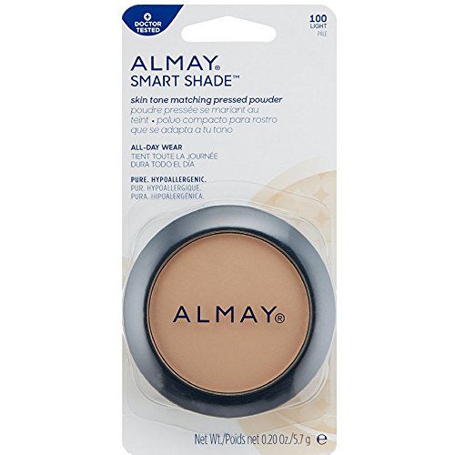 Almay Smart Shade Smart Balance Skin Balancing Pressed Powder, Light [100] 0.20 oz (Pack of 12)