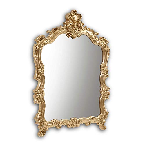 Stella Trading ELIZA Königlicher Wandspiegel mit goldenem Kunststoffrahmen...
