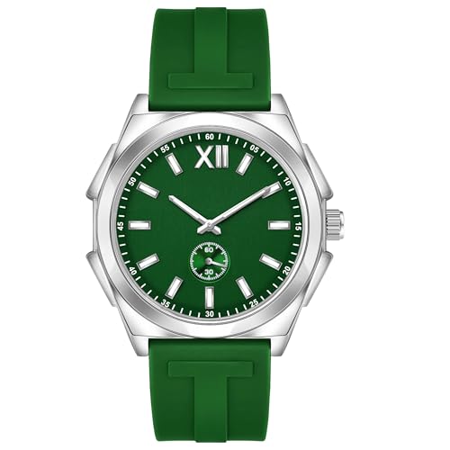 Image of styledose Men's Watch Analog Quartz with Chronograph & Silicone Strap -Casual & Formal Wrist Watch for Men