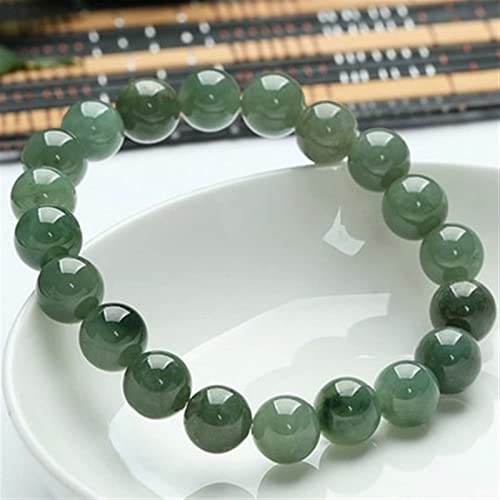 Bracelets de jadéite naturels FLXHSA 10mm pour hommes et femmes