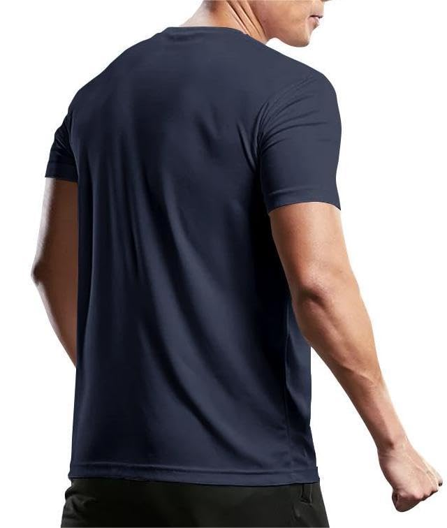 Image of Noble Monk Men's Regular Fit T Shirt |Half Sleeves |Round Neck | Casual T-Shirt for Me