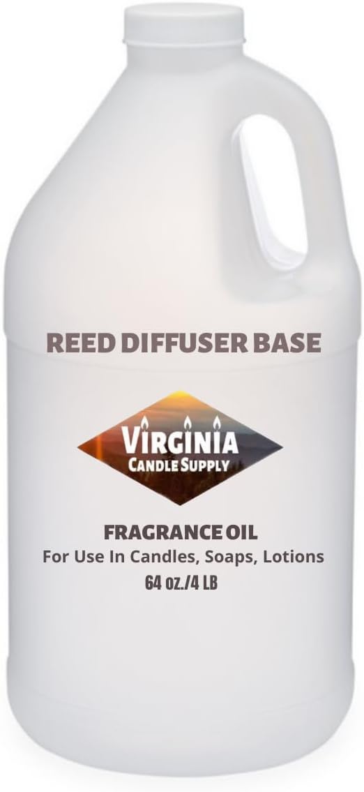 Reed Diffuser Base UnScented (64 oz Jug) transforms Fragrance and Essential Oils into Reed Diffuser Oils.…