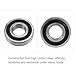METALLIXITY Deep Groove Ball Bearings (6307-2RS, 35mm x 80mm x 21mm) 1Pcs, Carbon Steel Double Shielded Industrial Bearings - for Industrial Micro Motor