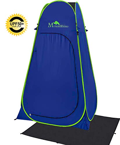 MountRhino 6.9ft Pop Up Changing Shower Tent，UV Protection Privacy Tent Shelter,Portable Shower Toilet