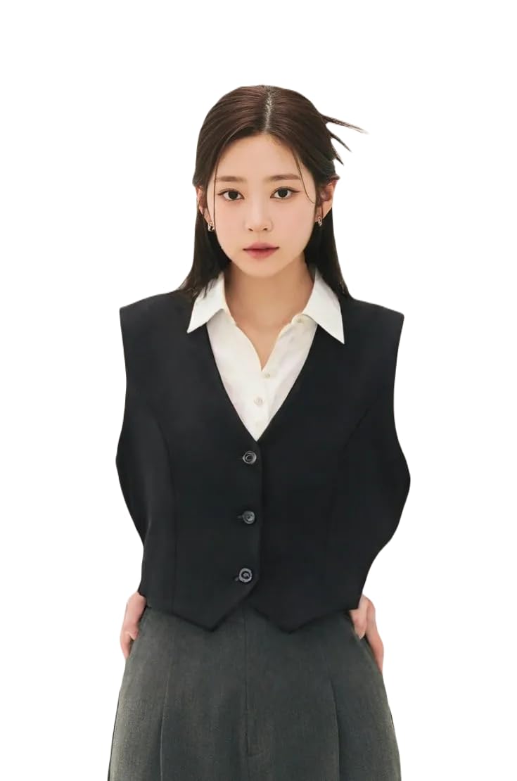WaistCoat,Regular Fit WaistCoat,Black WaistCoat,Cotton Blend WaistCoat,Casual WaistCoat,Office Wear WaistCoat,Women WaistCoat,WaistCoat03.-image-42