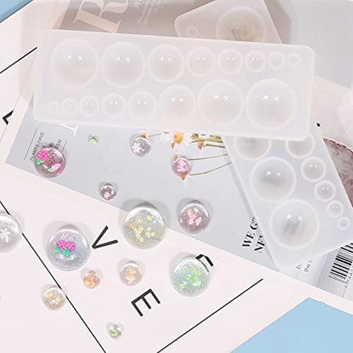 Dd-Life 2Pcs Cabochon Gem Silicone Mold thumb #2