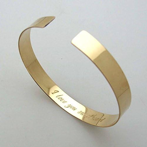 Custom GPS Coordinates Engraved Cuff Bracelet for Men - Anniversary Gift for men, Gift for Boyfriend