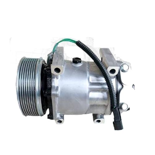 Compresor de Aire Acondicionado para Coche Sanden 8203 compresor de Aire Acondicionado para manipulador telescópico JCB Serie TM 32008562 1168203 12 V