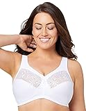 Glamorise Women's Full Figure MagicLift Embroidered Wirefree Bra #1016