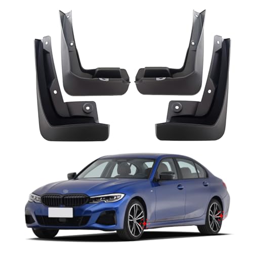 Bavettes garde-boue pour BMW Série 3 G20 Berline 2019-2024 idéales pour routes de campagne et boue