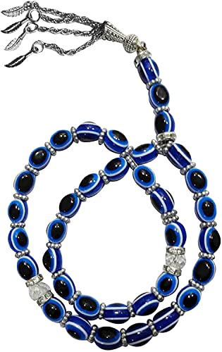 Prayer Worry Beads Sibha Sebha Tasbeeh Subha Tasbih Masbaha Misbaha Hamsa Blue Evil Eye Islamic Muslim Islam 33 Bead Salah Salat Rosary Namaz Dhikr Zikr Thikr 8mm Allah Muhammad Gift Eid Ramadan Prayer Worry Beads Sibha Sebha Tasbeeh Subha Tasbih Masbaha Misbaha Hamsa Blue Evil Eye Islamic Muslim Islam 33 Bead Salah Salat Rosary Namaz Dhikr Zikr Thikr 8mm Allah Muhammad Gift Eid Ramadan