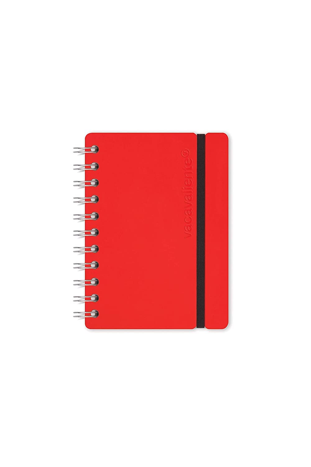Vacavaliente Notebook Recycled Leather Red