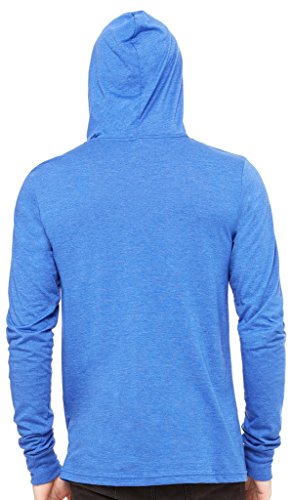 Yoga Clothing For You Mens Lightweight Long Sleeve Hoodie Tee Shirt, 2XL Black3