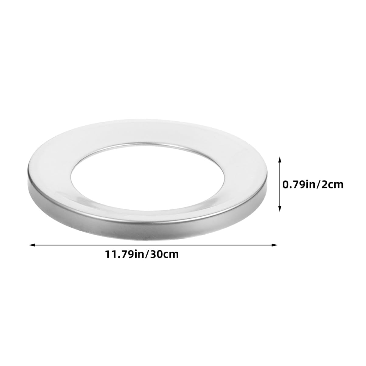 MUCKLILY Stainless Steel Trash Can Lid Concealed Trash Bin Cover Diameter Easy Installation for Tabletop Countertop Use Design for Everyday Convenience