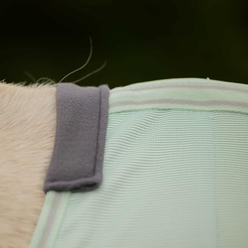 Image of Equinavia Gard Horse Fly Sheet Nylon Mesh Equine Fly Sheet for Horses, Pony | Turnout Horse Fly Sheets, Breathable Pony & Horse Sheet, Lightweight, Against Pests, Sun UV Protection, Misty Jade, 69 in