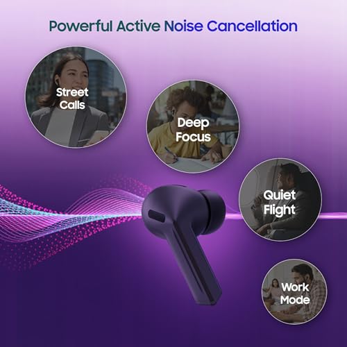 Image of Samsung Galaxy Buds3 FE (Black) with Galaxy AI | ANC | 360-Audio | IP54 | 11mm Dynamic Driver