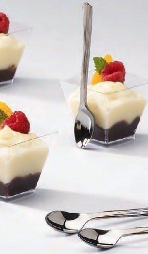 Elegant Petite Mini Tasting Spoons 100 Per Pack