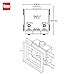 Oatey 38569 Quadtro Washing Machine Outlet Box, Hammer Arrestors, 1/4 Turn, Copper