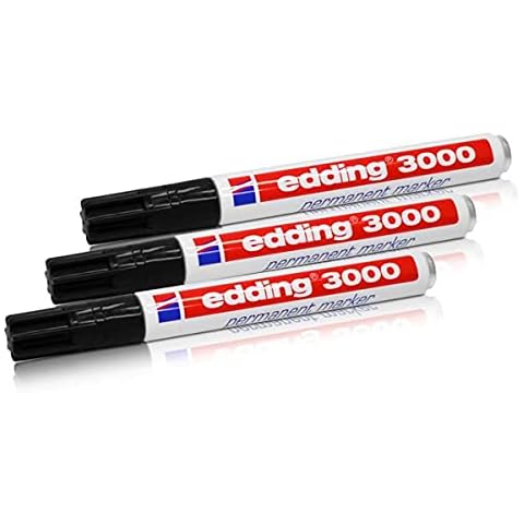 Edding 3000 rotuladores permanentes negros recargables Cover
