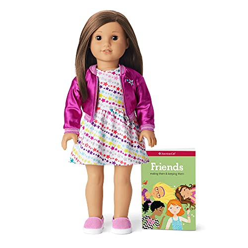 American Girl Truly Me - 18 Inch Truly Me Doll - Brown Eyes, Layered Brown Hair, Light-to-Medium Skin with Warm Undertones - DN68