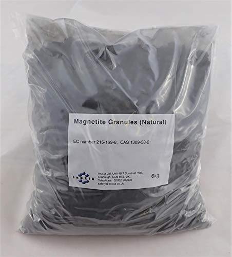 Poudre de magnétite granulaire Inoxia de 6 kg pour applications techniques