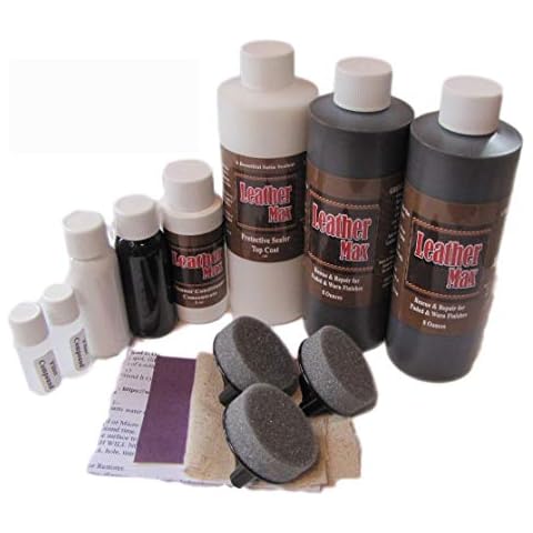 Blend It On Furniture Leather Max Complete Room/Large Sectional Kit/Leather Repair & Refinish/The Only Repair Refinish You Will Ever Need (Mahogany) Cover