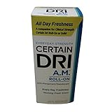 CERTAIN DRI Everyday Strength Clinical Roll On Antiperspirant/Deodorant Morning Fresh 2.5 oz (Pack of 3)