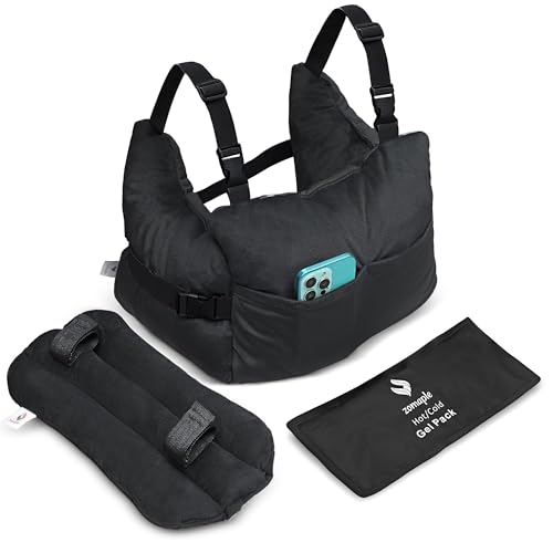 Zomaple Mastectomy Recovery Pillow + Strap & Seat Belt Cover – Post-Op Essentials, Breast