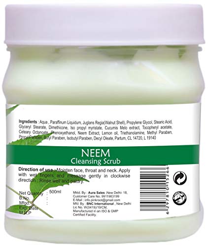 Image of Pink Root Aloe Vera Cream 500gm with Neem Scrub 500gm
