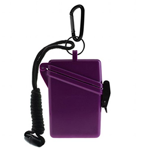 Witz Sportcases Surf Safe 3.7in x 2.5in Waterproof ID Holder (Purple)