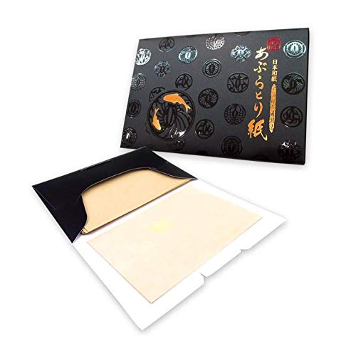 Carta assorbente premium per il viso - Dolce Canapa, Made in Japan - oil control blotting paper - 8.5cm x 6.0cm, pack da 100 fogli (2X pack)