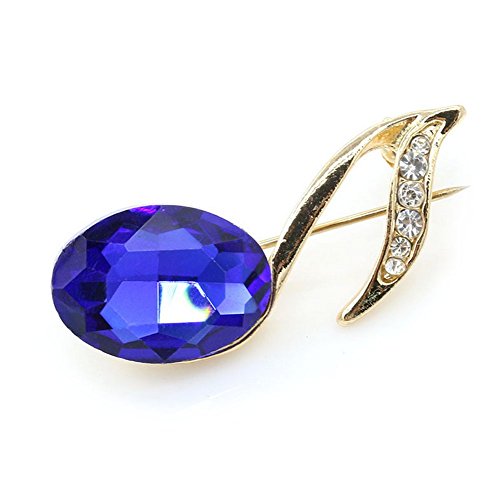 Da.Wa, spilla da donna, in lega, con strass, per