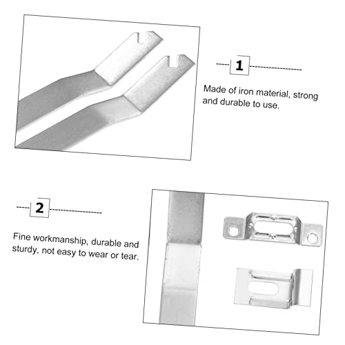 Image of TEHAUX 2Sets Security Locking Picture Hanging Kit Durable Hardware for Museums Galleries Easy to Install Prevents Art Theft for Frames Up to Wide